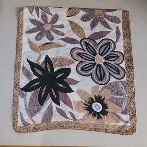Floral Silk Scarf